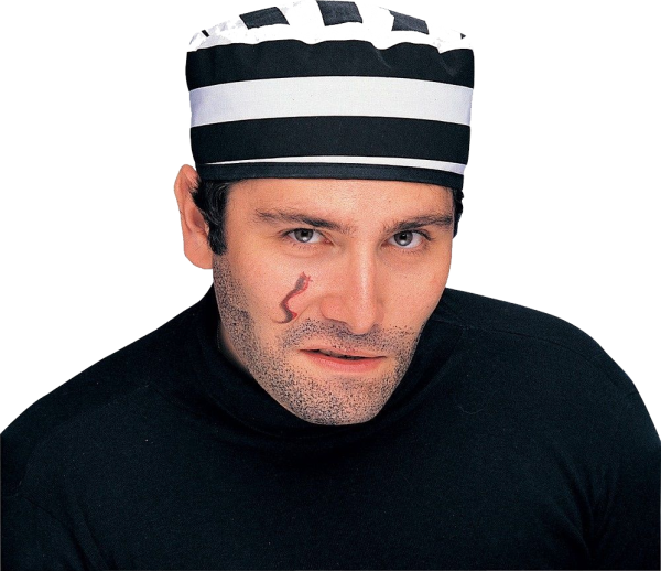 Полосатая шапка заключенного