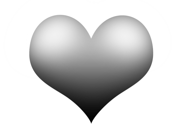 Gray Heart Emoji