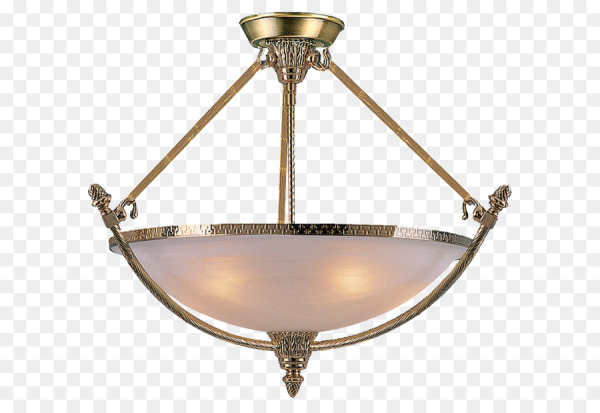 Люстра латунь стекло