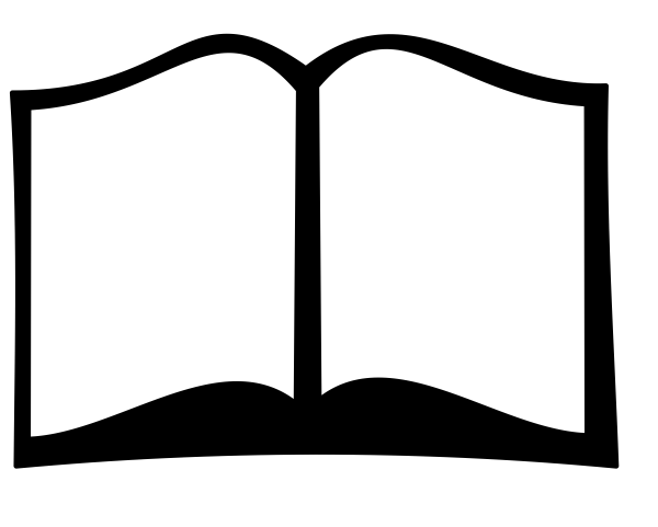 Открытая книга символ