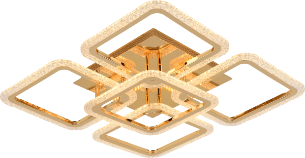 Потолочная светодиодная люстра led4u 147w 3000-6000k + RGB 1415-6 CR