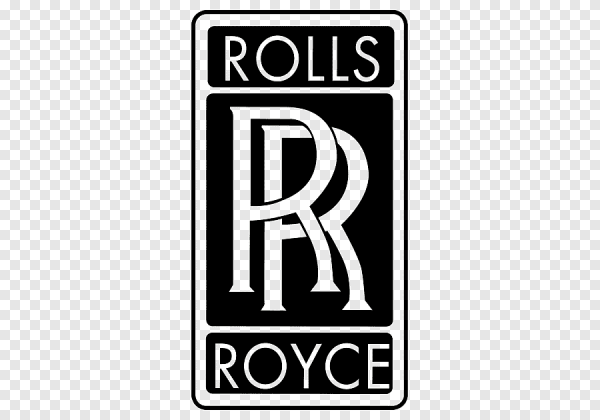 Rolls Royce логотип на белом фоне