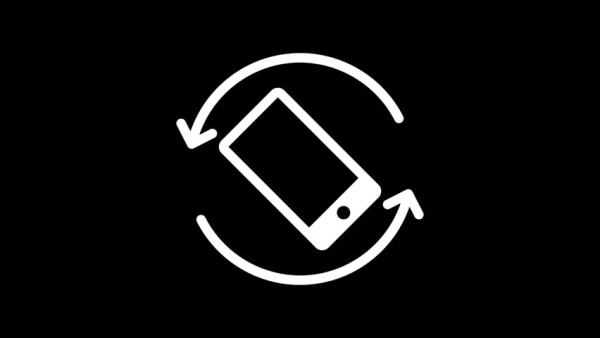 Иконка поверните смартфон