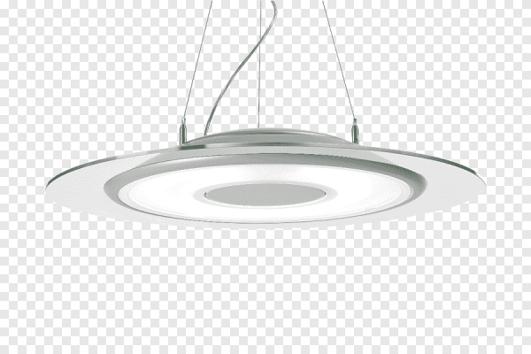Потолочный светильник на прозрачном фоне