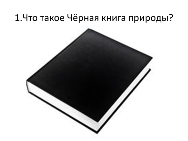 Пустая черная книга