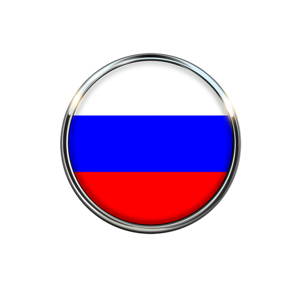 Флаг России круглый