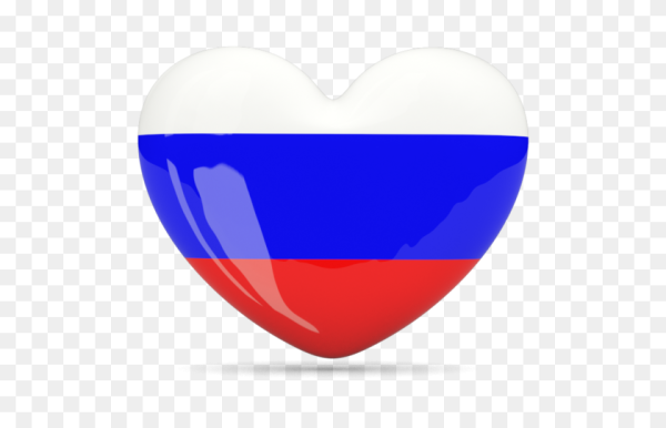 Флаг России сердце