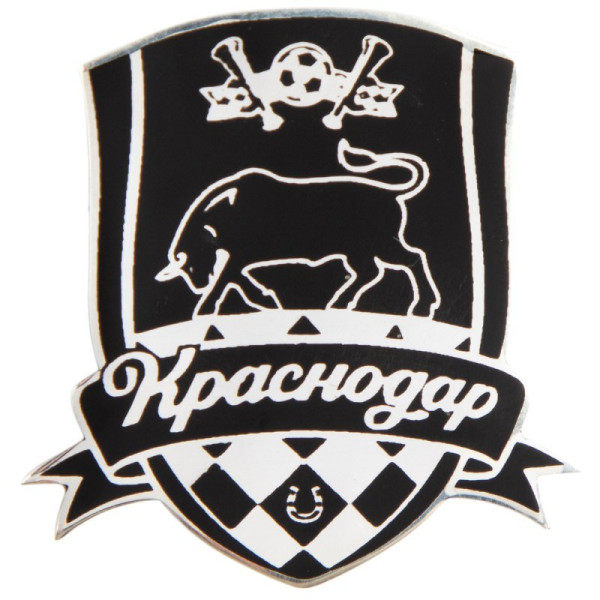 Логотип ФК Краснодар черно белый