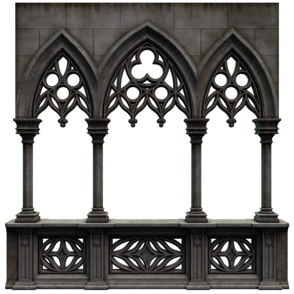 Стрельчатые окна Готика