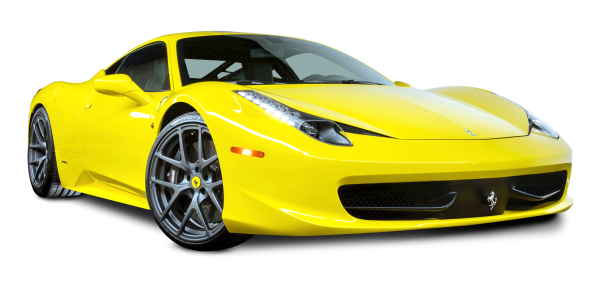 Ferrari 458 желтая