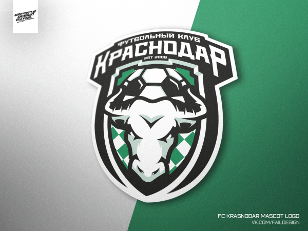 ФК Краснодар лого PNG
