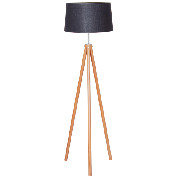 Торшер черный