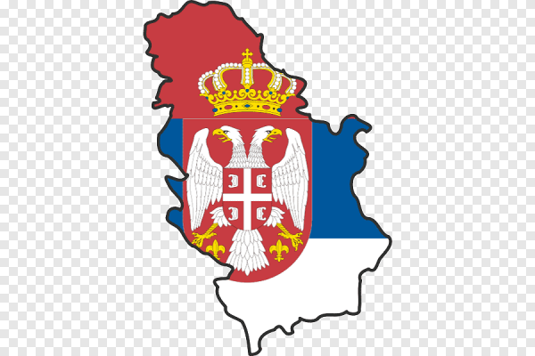 Флаг империи Сербии