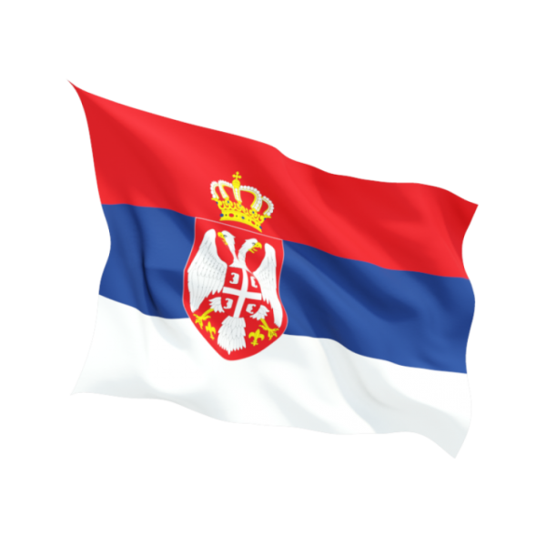 Флаг Сербия