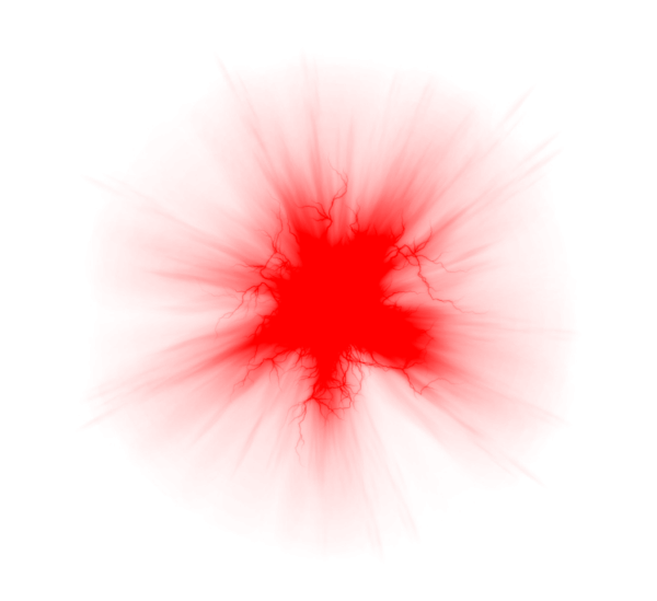 Красная вспышка без фона