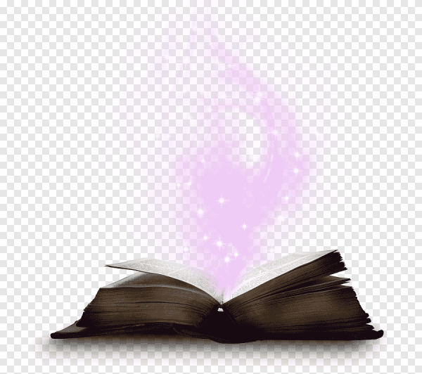 Книга на прозрачном фоне