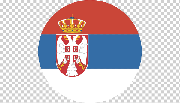 Флаг Сербии+флаг Хорватии