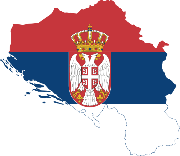 Флаг королевства Сербии
