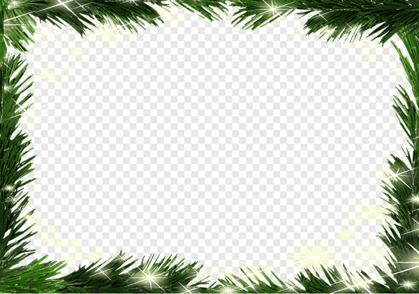 Рамка из елочек