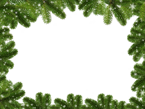 Рамка елочка