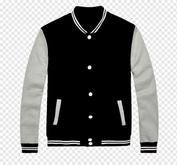 Varsity Jacket черно белый