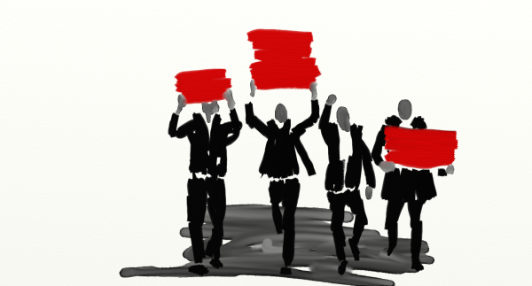 Митинг иллюстрация