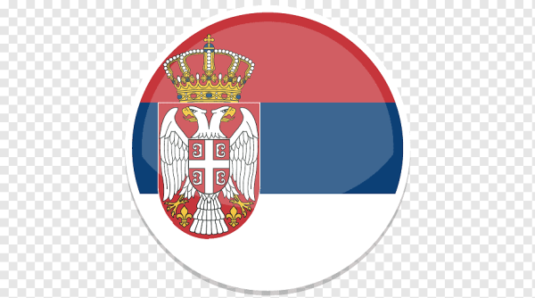 Флаг Сербии кружок