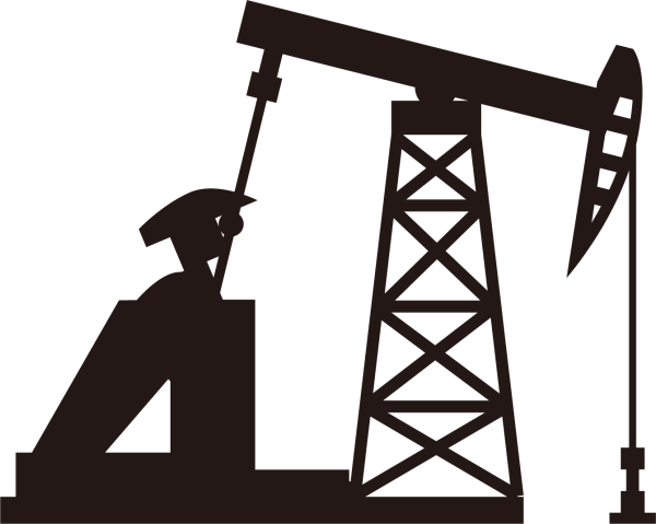 Нефтяная вышка вектор