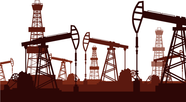 Нефтяная вышка вектор