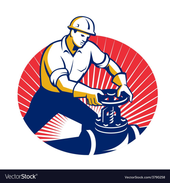 Нефтяник иллюстрация