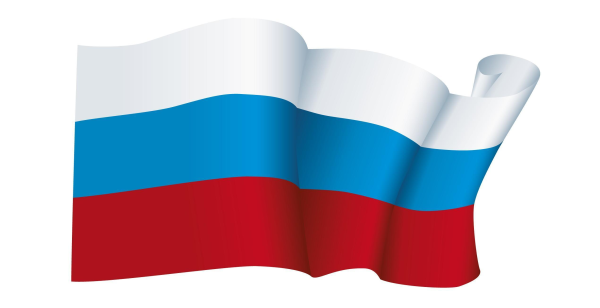 Флаг России на прозрачном фоне