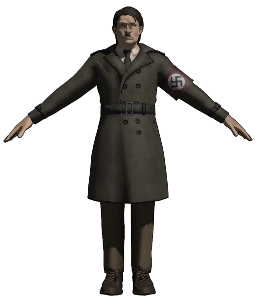 Adolf Hitler в полный рост