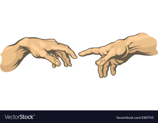 Микеланджело Сотворение Адама