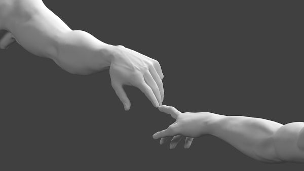 Сотворение Адама Микеланджело Эстетика