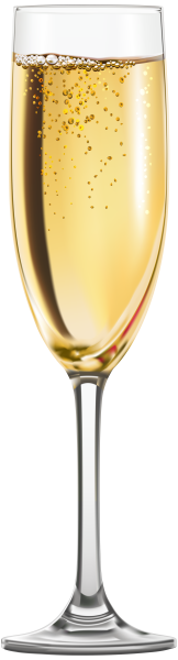 Бокал игристого