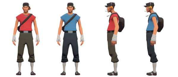 Team Fortress 2 разведчик