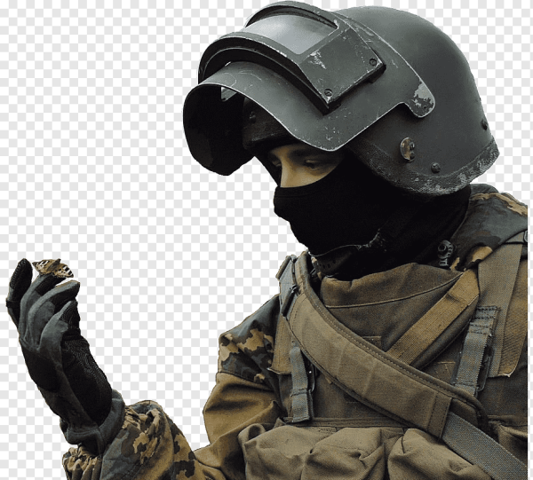 Военный в маске