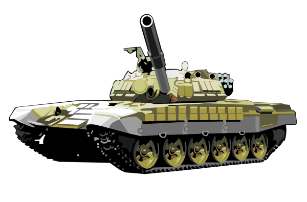 Танк т72 вектор