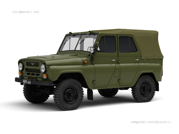 УАЗ 469 тентованный