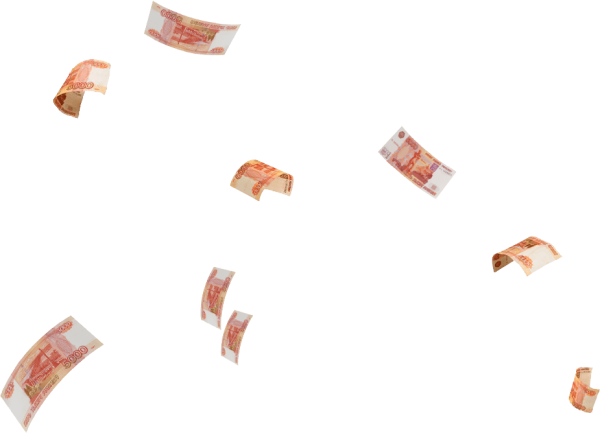 Купюры летят