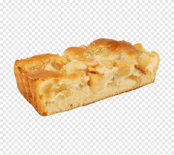 Пирог шарлотка на белом фоне