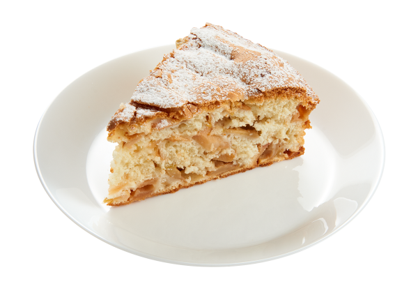 Шарлотка с яблоками