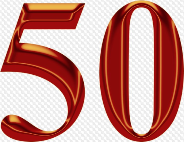 Красивая цифра 50