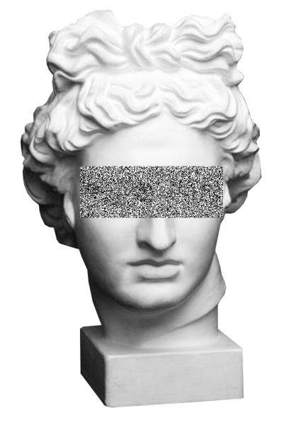 Vaporwave скульптуры Давид