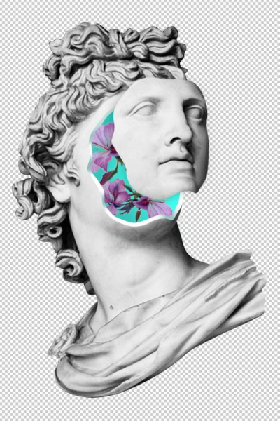 Давид Микеланджело vaporwave