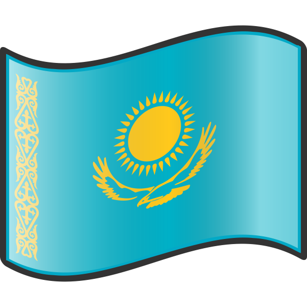 Флаг РК Казахстана