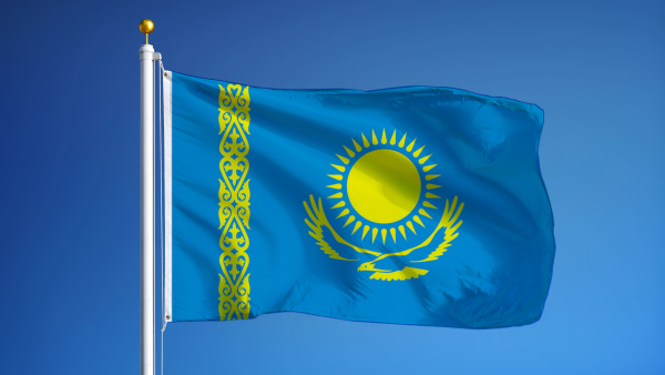 Флаг Казахстана