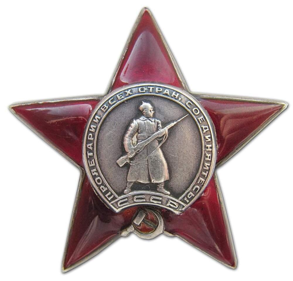 Орден красной звезды Носова