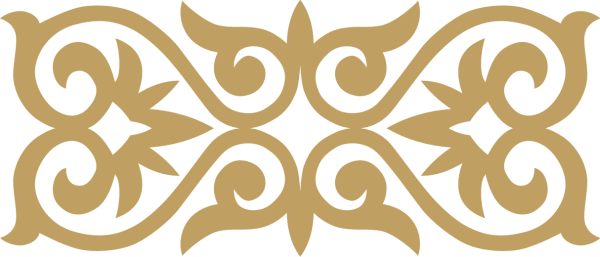 Казахский национальный узор вектор