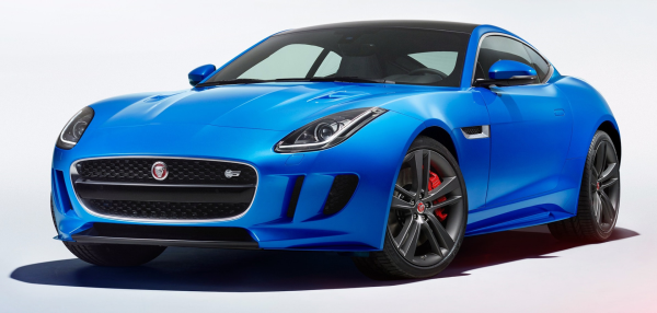 Спорткар Ягуар f Type синий